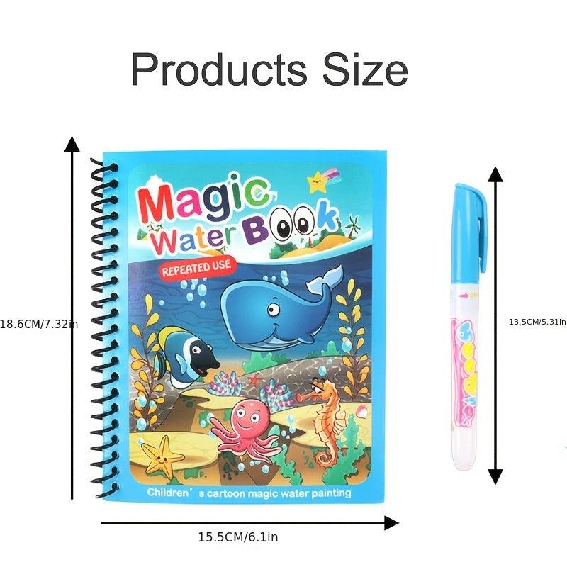 DIY Children's Magical Water Painting Book