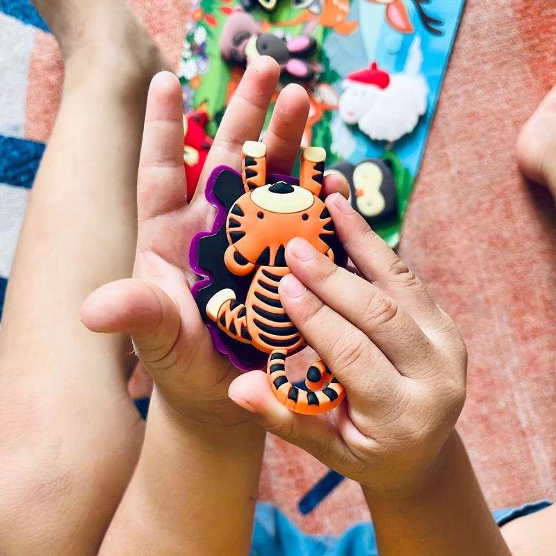 10pcs Animal Shaped Fridge Magnets for Kids, Educational Toys