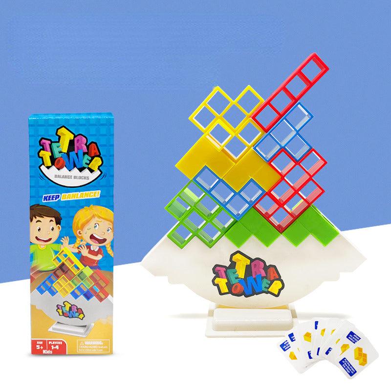 18Pcs Balance Blocks Boat Jenga Early Education Toys Games