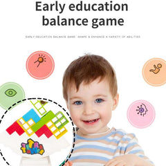 18Pcs Balance Blocks Boat Jenga Early Education Toys Games