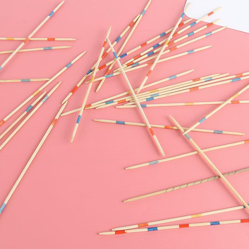 30Pcs Wooden Pick Stick Game Desktop Educational Toys