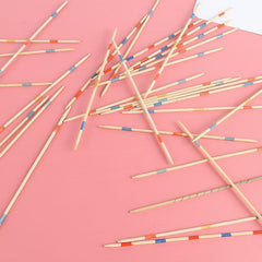 30Pcs Wooden Pick Stick Game Desktop Educational Toys