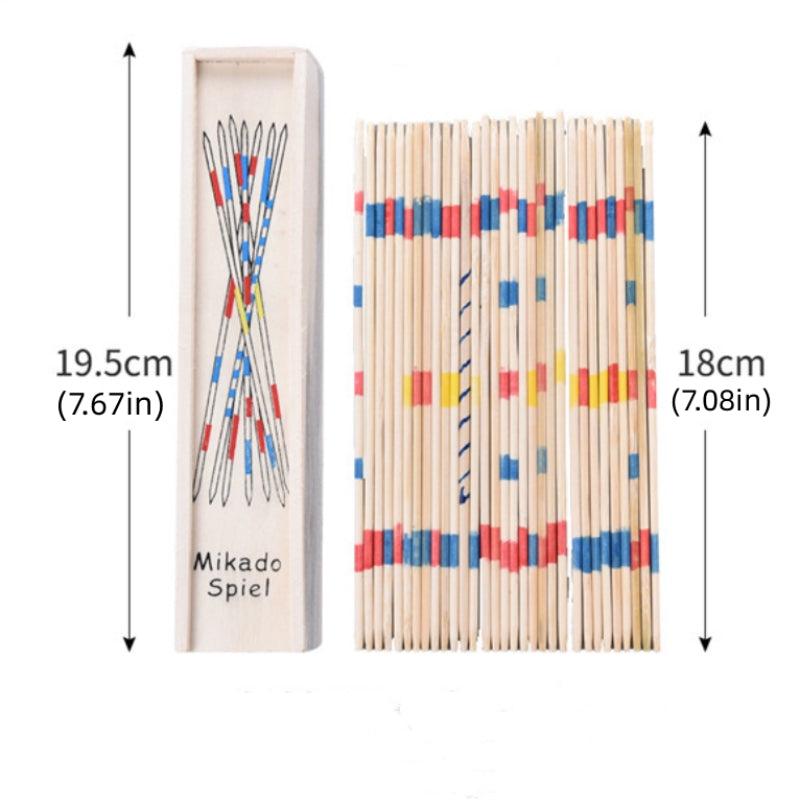 30Pcs Wooden Pick Stick Game Desktop Educational Toys