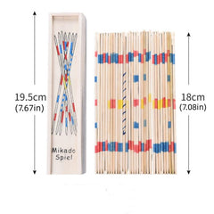 30Pcs Wooden Pick Stick Game Desktop Educational Toys