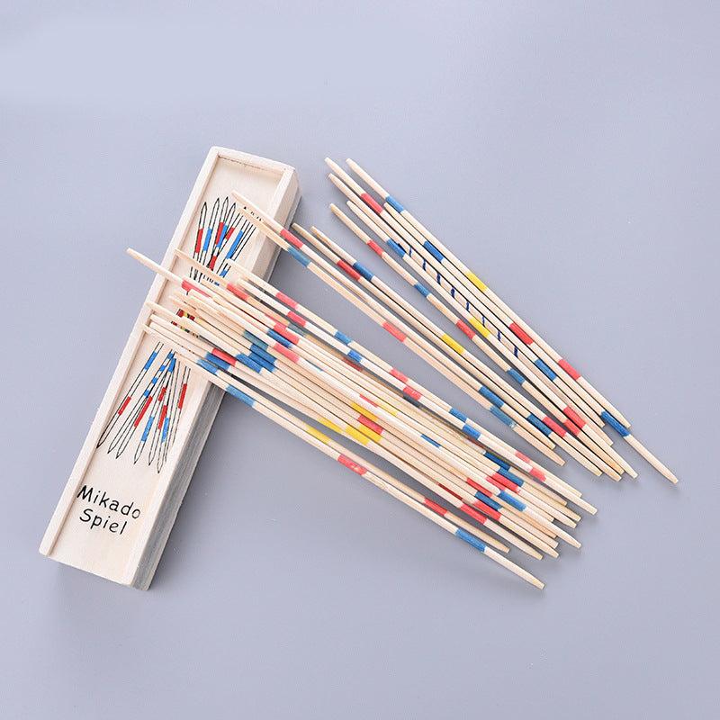 30Pcs Wooden Pick Stick Game Desktop Educational Toys