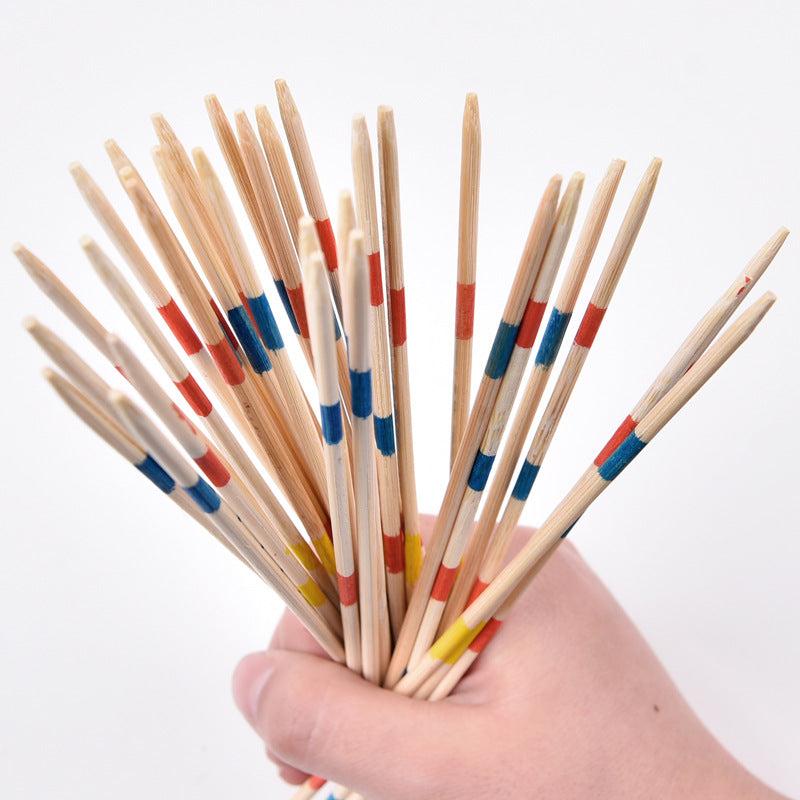 30Pcs Wooden Pick Stick Game Desktop Educational Toys