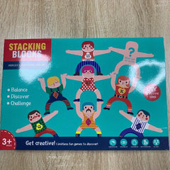 Kids Plastic Stacking Blocks Toys Balanced Stacking Game