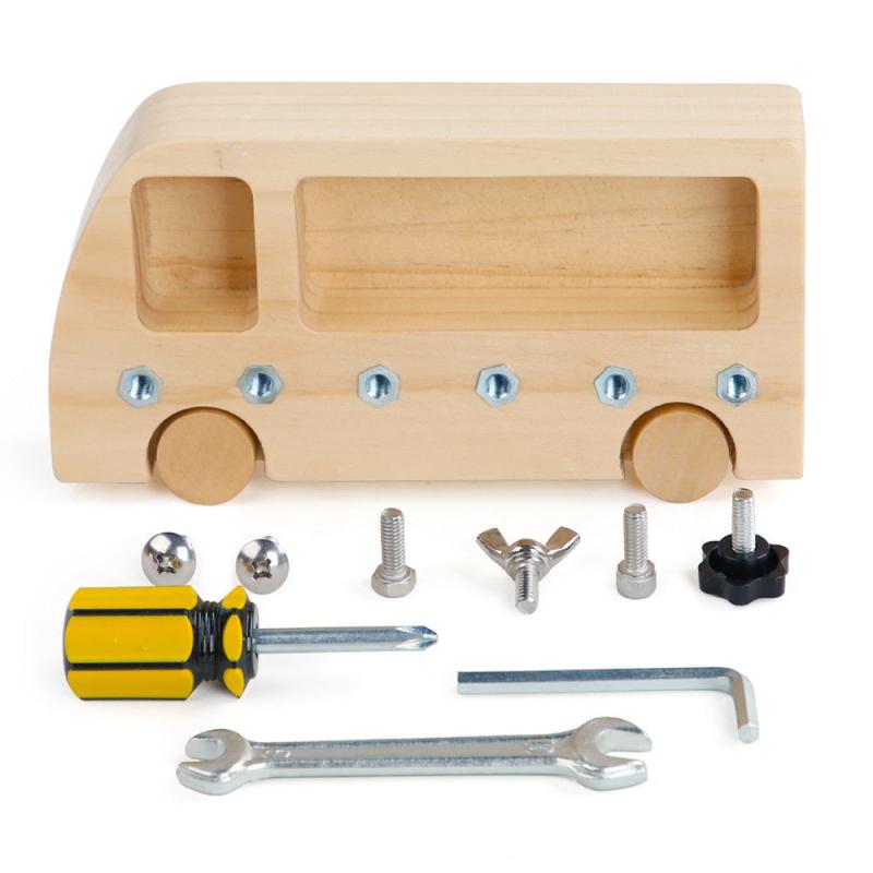 Montessori Screw Driver Board Educational Wooden Sensory Toy