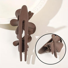 Frosted Butterfly Hair Clip Barrette Large Hairpin for Women Girls