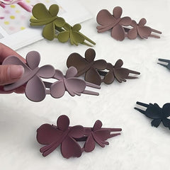 Frosted Butterfly Hair Clip Barrette Large Hairpin for Women Girls