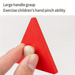 Wooden Shape Sorting Puzzle Board for Toddlers