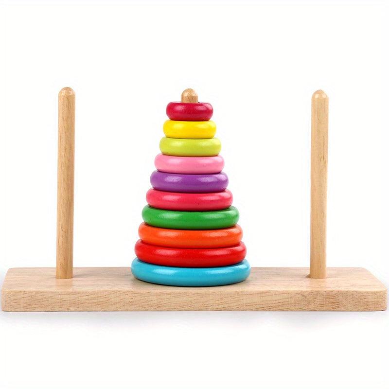 Montessori Wooden Building Blocks Assembly Set