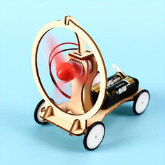 DIY Wind Car Kit for Kids Science Experiment Puzzle