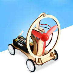 DIY Wind Car Kit for Kids Science Experiment Puzzle