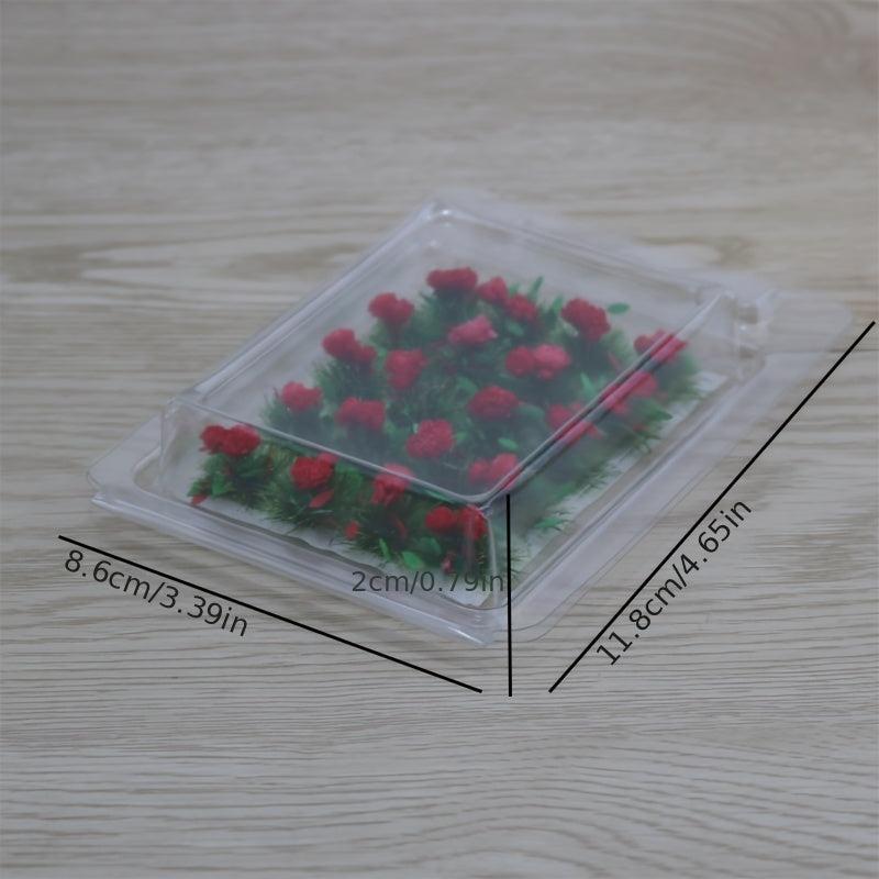 20 Pcs Flower Cluster Vegetation Grass Tufts Static Scenery Model