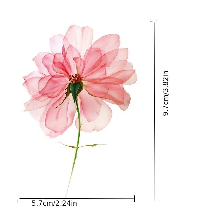 30pcs Flower Disposable Tattoo Stickers Waterproof Body Art Stickers