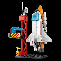 Rocket Shooting Platform Astronaut Assembly Toys Building Blocks Set