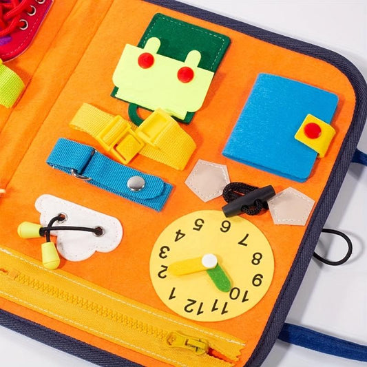 Montessori Busy Board Sensory Toys for Toddlers