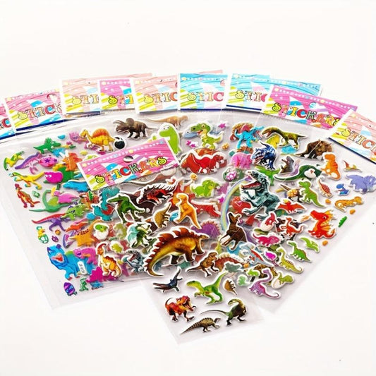 20pcs Random 3D Puffy Bulk Stickers For Party Teachers Craft