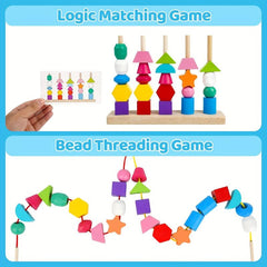 Beaded Five Pillar Set Educational Toys