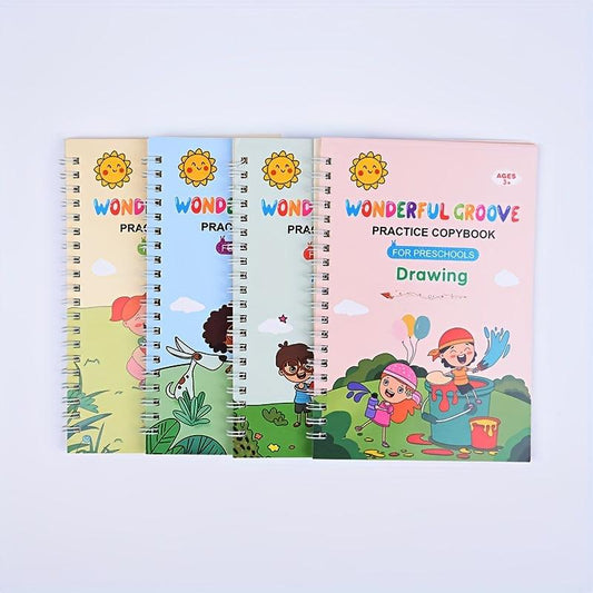 English Copybook Set for Children with Pen Case and Refills