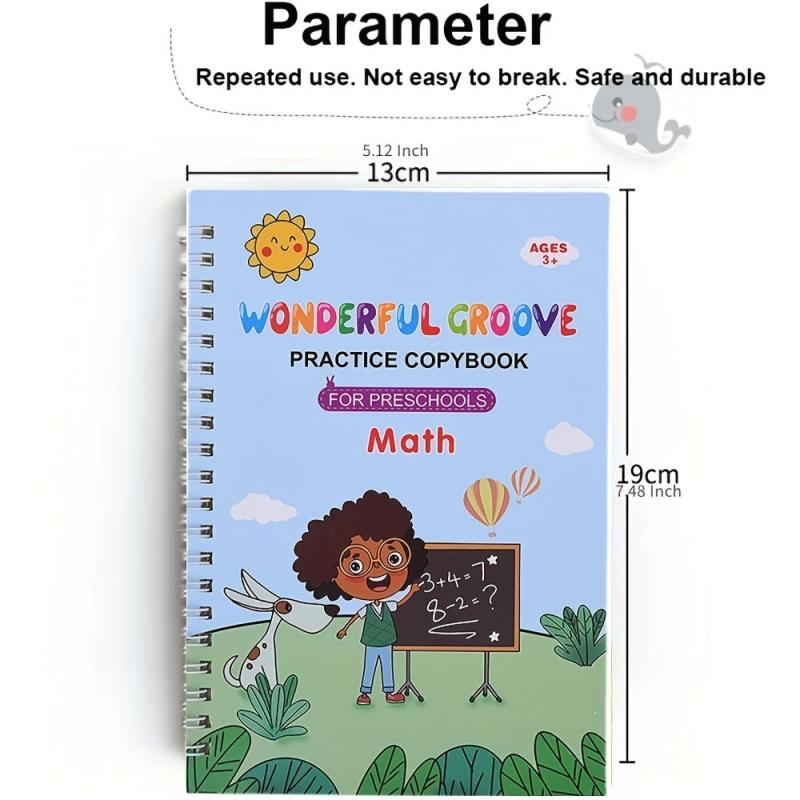 English Copybook Set for Children with Pen Case and Refills