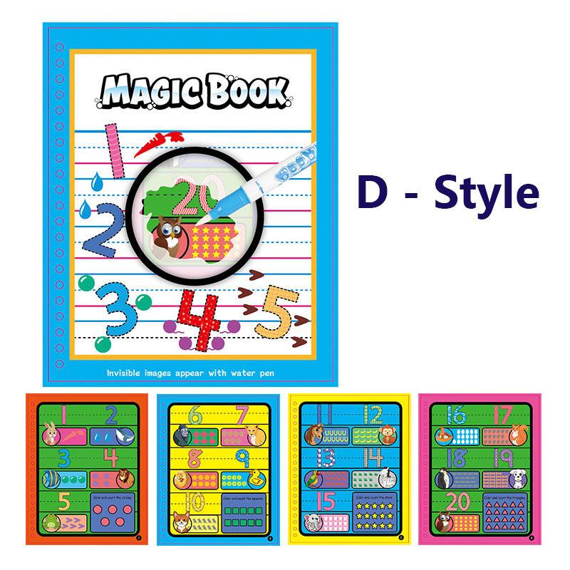 Magic Pen Water Drawing Book for Kids - Fun and Mess-Free Coloring Activity