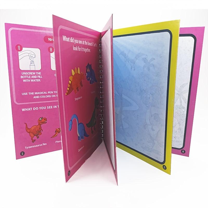 Magic Pen Water Drawing Book for Kids - Fun and Mess-Free Coloring Activity