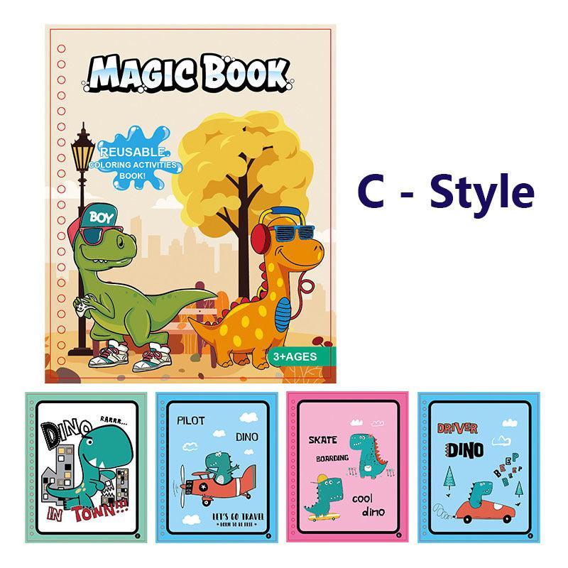 Magic Pen Water Drawing Book for Kids - Fun and Mess-Free Coloring Activity