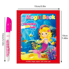 Magic Pen Water Drawing Book for Kids - Fun and Mess-Free Coloring Activity