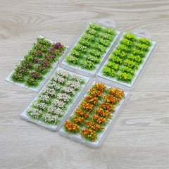 Elliptical Flower Cluster Landscape Decoration for Sand Table