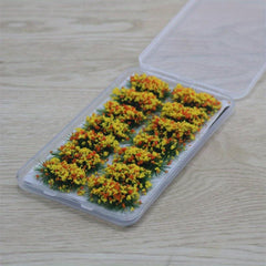 Elliptical Flower Cluster Landscape Decoration for Sand Table