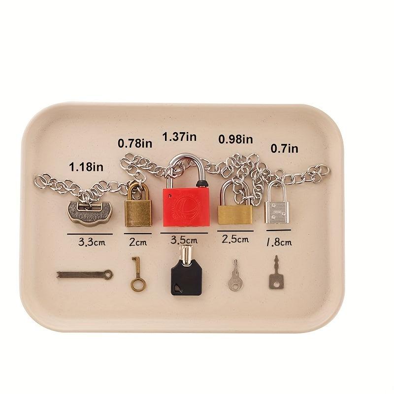 Montessori Children's Sensory Training Lock Puzzle Toy