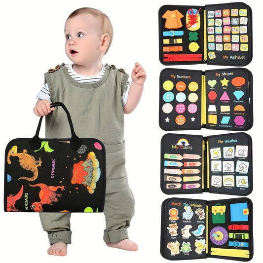 Montessori Kids Felt Board Busy Dressing Board
