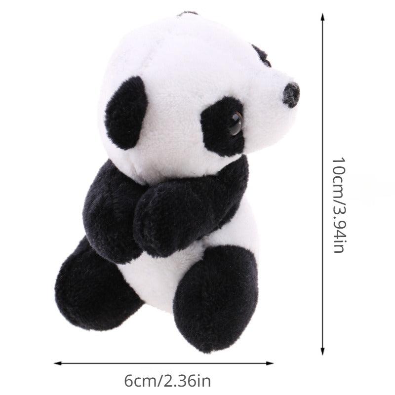 Mini Panda Plush Figure Fidget Toy for Home Office Teens Adults