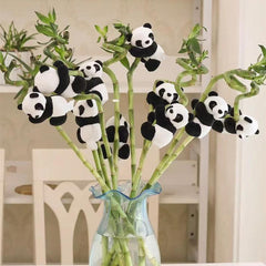 Mini Panda Plush Figure Fidget Toy for Home Office Teens Adults