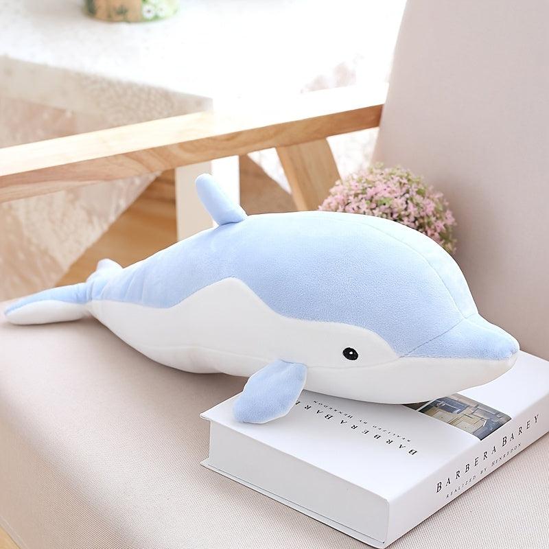 34cm Dolphin Plush Toy Aquarium Doll Sleeping Pillow Cushion Gift
