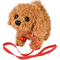 Interactive Plush Dog Toy with Sound, Walk, Bark, Wagging Tail