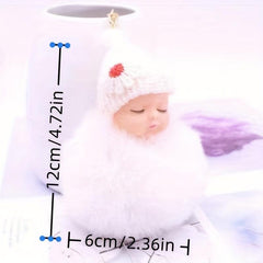 Plush Doll Keychain Hairball Car Pendant Gift Women's Bag Key Chain
