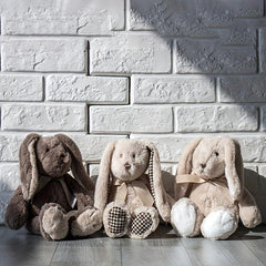 Children's Bunny Rabbit Plush Toy Beige Birthday Gift