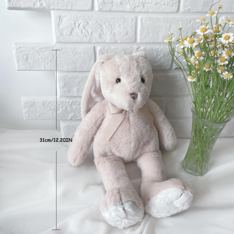 Children's Bunny Rabbit Plush Toy Beige Birthday Gift