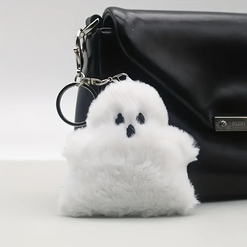 Spooky Ghost Bracelet Keychain Plush Doll Halloween Accessory