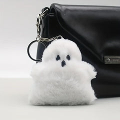 Spooky Ghost Bracelet Keychain Plush Doll Halloween Accessory