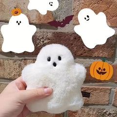 Spooky Ghost Bracelet Keychain Plush Doll Halloween Accessory