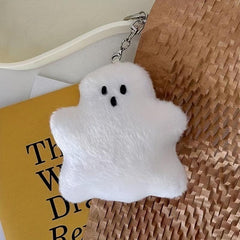 Spooky Ghost Bracelet Keychain Plush Doll Halloween Accessory