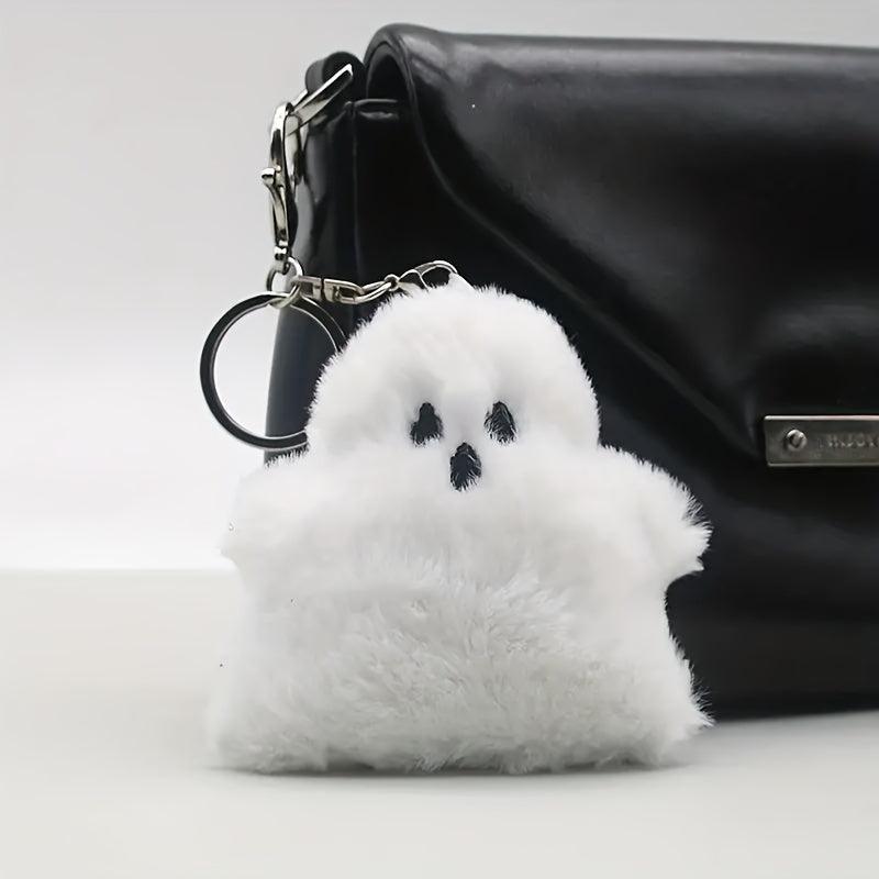 Spooky Ghost Bracelet Keychain Plush Doll Halloween Accessory