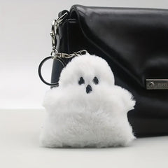 Spooky Ghost Bracelet Keychain Plush Doll Halloween Accessory