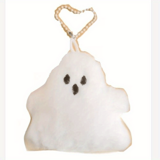 Spooky Ghost Bracelet Keychain Plush Doll Halloween Accessory