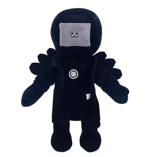 Surveillance Man Tie TV Man Wings Plush Toy Doll