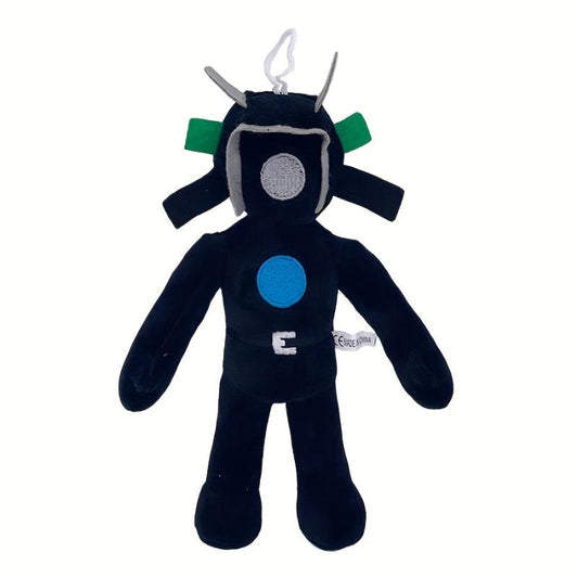 Surveillance Man Tie TV Man Wings Plush Toy Doll